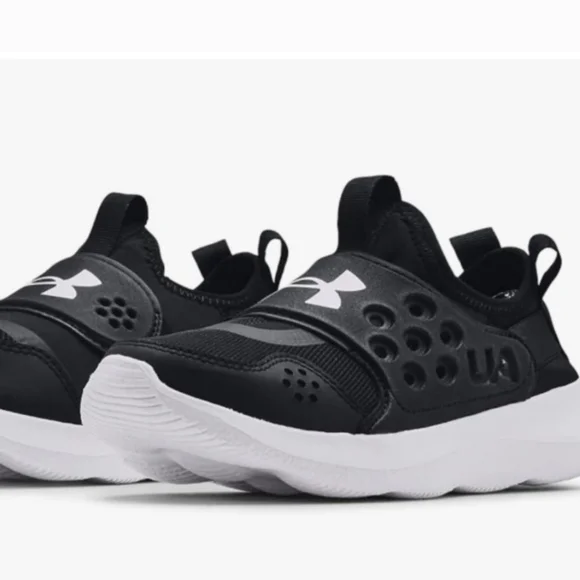 Under Armour Black Runplay Slip-On Shoes NWOB - Picture 4 of 6